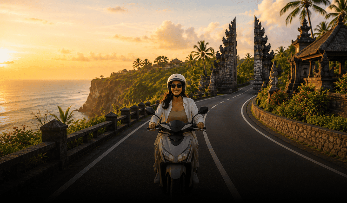 Sewa motor di Bali